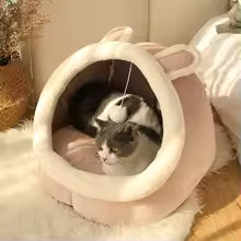 Faltbares, selbstwärmendes Katzenbett